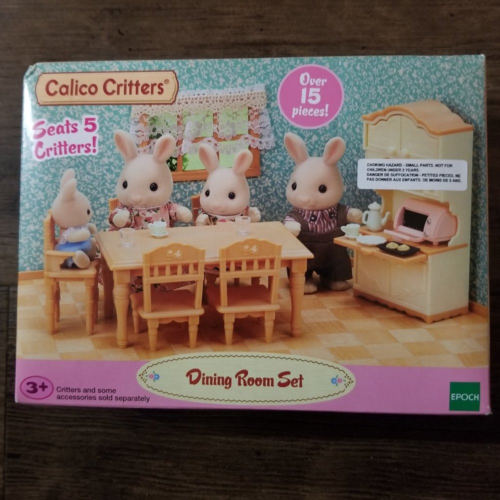 Calico Critters Dining Room Set